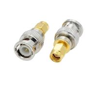 2 pcs/lot 4 types SMA à BNC M/F Adaptateur de connecteur d'antenne Rf Convertisseur coaxial M/f Adaptateurs d'antenne Kit coaxial(SMA M to BNC M)