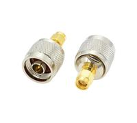 2 Pcs/lot 5 types SMA à N adaptateur Rf Connecteurs droit n mâle/femelle à SMA Adaptateur mâle/femelle coaxial(SMA M to N M)