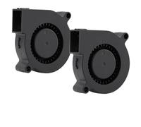 2 pcs/lot 50mm ventilateur d'imprimante 3D 5 V 12 V 24 V 5015 ventilateur de ventilateur 4PIN 50mm x 50mm x 15mm 50mm 5 cm ventilateur de refroidissement Radial for ordinateur PC(12V 2Ball 6000RPM)