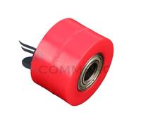 2 pcs lot 8 mm 10 mm de chaîne de conduite Rouleau à rouleaux Poulleurs Guide de tendeur de curseur de roue compatible avec les vélos de rue MotoCycross Modèles CRF Motocross(2pcs red-8mm)