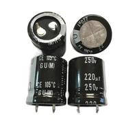 2 pcs/lot condensateurs électrolytiques en aluminium 250V220UF 22X25 22X30MM 250V220UF 22X25 22X30 22X35 25X20MM(22X30 5PCS)