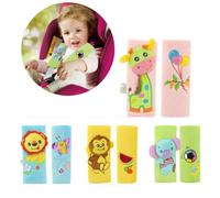 2 Pcs/Lot Mignon 16 Cm Bande Dessinée Animal Sã»R Ceinture Bébé Épaulettes En Peluche Jouet Plus Longue Assurance Ceinture Coloré Enfants Ceinture De Sécurité Pals Cadeau