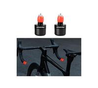 2 PCS Lumière d'extrémité de Guidon de vélo,7 Couleurs changeantes Guidon de Lampe de Cycle,Lumière d'extrémité de Guidon de vélo pour la Conduite Nocturne