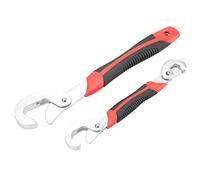2 Pcs Magic Wrench Set Double, Stilson Universal Head Wrench Multi Function Universal Spanner Hand Tools