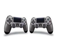 2 pcs Manette générique Sans Fil Bluetooth compatible pour PS4 Gris foncé Gris G