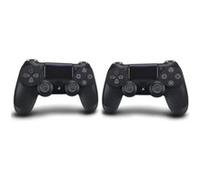 2 pcs Manette générique Sans Fil Bluetooth compatible pour PS4 Noir Noir G