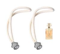 2 Pcs Mèches de Lampe à Huile Universelles, Mèche de Remplacement de Lampe à Brûleur, Recharge Lampe pour Diffuseurs Aromathérapie et Lampes Catalytique Compatible avec Divers Modèles, 18cm (Argent)