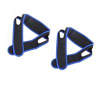 2 Pcs Mentonniere Anti Ronflement Bleu Reglable Respirante Apnee Sommeil