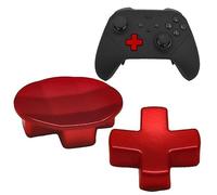 2 Pcs Metal D-pads for Xbox One Elite Series 2 ,Replacement Parts Directional Pad Kits for Xbox One Elite/Xbox One Elite Series 2/ Xbox Elite 2 Core Controller(Red)