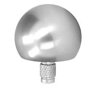 2 Pcs Métal Flip Over Top Tippe Top Toupie en Acier Inoxydable Jouet Gyroscopes en Acier Inoxydable Flip Automatique Forme De Champignon Dessus en Métal avec Sac De Rangement(Argent)