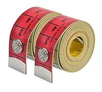 2 Pcs Mètre à Ruban pour Couture Ruban Mesurer de Double Face Doux Mesure en Tissu Tailleur Règle Souple pour Couture Couturier Tour de Poitrine Taille Corps Soutien-Gorge Circumference, 150cm/60Pouce