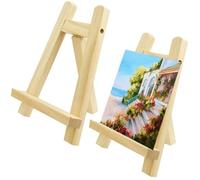 2 PCS Mini Chevalet de Table en Bois Petit Chevalet Peinture 15 x 20 cm Petit Chevalet de Table Mariage Chevalet de Menu Chevalet