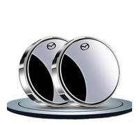 2 Pcs Miroir D’Angle Mort pour Voiture pour Mazda MX-5 2015-, Grand Champ de Vision pour Sécurité Routière et Stationnement Fac,Silver