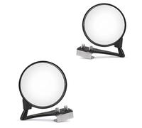 2 PCS Miroirs d'angle mort, pour Ford eco Sport 2013-2020 2021 2022 2023 2024 rétroviseurs extérieurs rotatifs 360° ajustables à grand angle rétroviseur aveugle,A