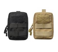 2 Pcs Molle Pochettes, Petite Pochette Utilitaire en Oxford 600D Pochette à Outils Gadget Militaire pour Chasse en Plein Air Camping Formation
