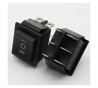 2 pcs momentary rocker switch 6 flat pins,double sides spring to middle after released
