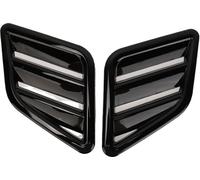 2 PCs Moteur Couverture d'air de capot avant supérieur Grille de calandre de remplacement pour Ford Glossy Black