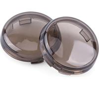 2 PCs moto clignotant-lumière-objectif de couverture pour la fumée Dyna Softail Sportster 1986-15