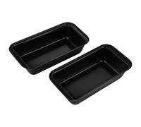 2 Pcs Moule à pain antiadhésif en acier au carbone - Moule à cake en acier antiadhésif - Moule à Pain Avec Revêtement Antiadhésif pour La Cuisson au Four,Friteuses à Air Chaud - 25.3x12.4x6 cm