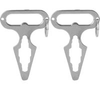 2 PCs Multifunktions -Mini -EDC Spike -Schraubenschlüsselflaschenöffner Schraubendreher Multi -Werkzeuge für Outdoor Camping