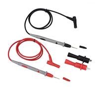 2 Pcs Multimètre Sonde Sonde Multimètre Cordons de Test Kit 1000 V 20A Plombs de Sonde Plaqué Or avec Pince Alligator