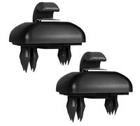 2 Pcs Noir Intérieur Pare Soleil Crochet Support d'attache Pare Soleil A1, Support Clip pour Visièr pour A1 A3 A4 A5 A7 B6 B7 B8 S4 S5, Soleils Clip pour Visière, Clips pour Visières de Voiture