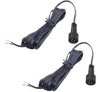 2 Pcs of Fils d'alimentation LED 3M de Remplacement pour transformateurs d'alimentation LED CZJUTAI - Connecteur DC à 2 Broches étanche