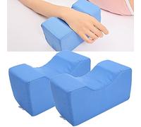 2 Pcs Oreiller De Cheville, élévateur De Pied Cheville Anti-escarres Coussin Pour Patient âgé élévation Oreillers Jambe élévation Oreiller Repose-jambes Coussin élévateur Mousse Repose-jambes Coussin