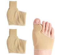 2 PCS Orthèse Hallux Valgus Invisible, Correcteur d’Oignons en Tissu Élastique Léger, Séparateur de Gros Orteils Réutilisable pour Soulager Douleurs, Corriger l’Alignement et Protéger l’Avant-Pied