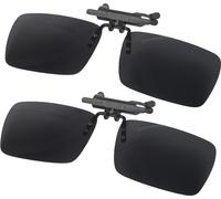 2 PCs Outdoor - Lunettes de soleil Clip sur lunettes de soleil polarisées Conduite lunettes