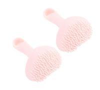 2 pcs outil de maquillage de tampon de taches de rousseur de silicone réaliste en regardant une presse mignonne petite fausse tache de rousseur stylo pour le visage contourissant (Pink)