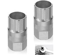 2 Pcs Outil D'extraction de Cassette de Vélo, Extracteur de Pignon de Vélo, Outil D'extraction de Cassette et de Pignon de Vélo, Outil Réparation Retrait Roue Libre Vélo Cassettes, pour Vélos de Route