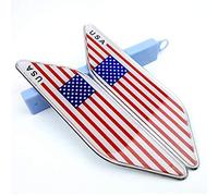 2 Pcs/Paire 3D Métal US Drapeau Américain De La Voiture Emblème Badge Autocollant pour Universal Cars Moto Voiture Styling Accessoires Décoratifs