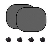 2 Pcs Pare Soleil Voiture bébé, Universelle pour Pare-Soleil Fenêtre de Voiture, Voiture Pare Soleil pour Vitres Latérales, Avec 4 Ventouses, Protection UV Cache Soleil