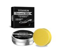 2 PCS Pâte de cire pour voiture - Polish pour les détails de la voiture pour faire briller et protéger - Cire anti-rayures et tourbillons - Fournitures de nettoyage pour voiture (A)