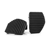 2 Pcs Pédale De Frein Repose-Pieds, caoutchouc pedale embrayage, Embrayage En Caoutchouc Couverture couvre, pour pédale de frein et d'embrayage de voiture pour 1007 207 208 2008 301 307