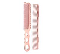 2 Pcs Peigne de Cheveux en Aluminium Metal Coiffure Peigne à Chaleur à la Chaleur Peigne de Cheveux Fines avec 2 Peignes pour la Coupe de Cheveux Professionnels dans les Salons