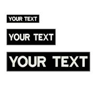 2 Pcs Personnalisé Militaire Rocker Rider Moto Motard Broderie Nom Tag Nom Tactique Nom Patch Pour Camouflage Uniforme Veste Sweat À Capuche Sacs À Dos Gilet Travail Chemises Vêtements