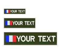 2 Pcs Personnalisé Militaire Rocker Rider Moto Motard Broderie Nom Tag Nom Tactique Nom Patch Pour Camouflage Uniforme Veste Sweat À Capuche Sacs À Dos Gilet Travail Chemises Vêtements