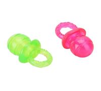 2 Pcs Pet Puppy Molaire Dents De Nettoyage Jouet, Petit Chien Brosse À Dents Bâton Sucette À Mâcher Mordre Jouer Jouet