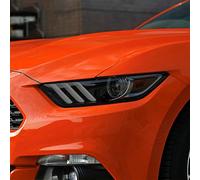 2 Pcs Phare de Voiture Film de Protection Smoked Black Teinte Wrap Autocollant TPU Vinyle Transparent, pour Ford Mustang 2015-présent 2020 2021