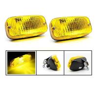 2 pcs Phares Diurne DRL Feux de Jour Auxiliaire Jaune Orange 12V 24V Ampoule P21W BA15S Voiture Camion Utilitaire Agricole