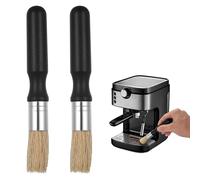 2 Pcs Pinceaux Machine à Expresso, Brosses de Barista, Brosse de Nettoyage pour Machine a Café, Kit de Nettoyage pour Porte-Filtre à Café pour Machines à Expresso, Accessoires de Barista