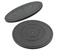 2 Pcs Plateau Tournant, 40cm Plateau Pivotant Universel, 360 Degrés TV Support Pivotant, Tourne-Disque Rotatif Rond pour Artisanat Plantes Ordinateur Moniteur TV