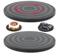 2 PCS Plateau Tournant Universel de 20 cm, Rotatif à 360°,Capacité de Charge du Plateau tournant TV 20KG, pour Les Plantes en Pot, Les Haut-Parleurs, Les Ordinateurs Portables, Les Moniteurs, Les T