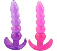 2 pcs Plug anus femme débutante Mini Ānals Bútt PL-ùg Sèxtôysé Pláîsir Clîtôrîdien plug anale gay Godes Anaux, Jouets Sexuels Masturbation Bondage Sm Pour Débutants plug silicone souple BT198 KUZ9