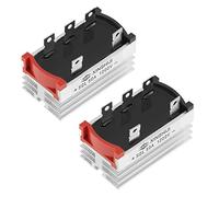 2 Pcs Pont Redresseur Triphasé Diode 50 Amp 1200v Aluminium Rectificateur Triphase a Pont de Diode Haute Puissance