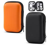 2 PCS Portable SSD Extérieur, Coque pour disque dur externe Sac Disque Dur pour 2.5'' disque dur Portable HDD SSD Étui case Compartiments Intérieurs avec Proche Filet Disque dur Protection Sac