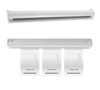2 Pcs Porte Bons de Commande à Billes 35 cm, Installation Murale, Aluminium Support Bon de Commande Restaurant Installation Murale Catering Porte Bons de Commande pour Reçus Chèques (30CM-03)