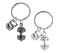 2 PCS Porte-clés Métal 3D Musculation, Musculation Homme Cadeau pour son Copain Porte Clef Homme Haltères Musculation Porte clé Homme Fitness Kettlebell Passion Sport, Cadeau Homme, Cadeau Femme